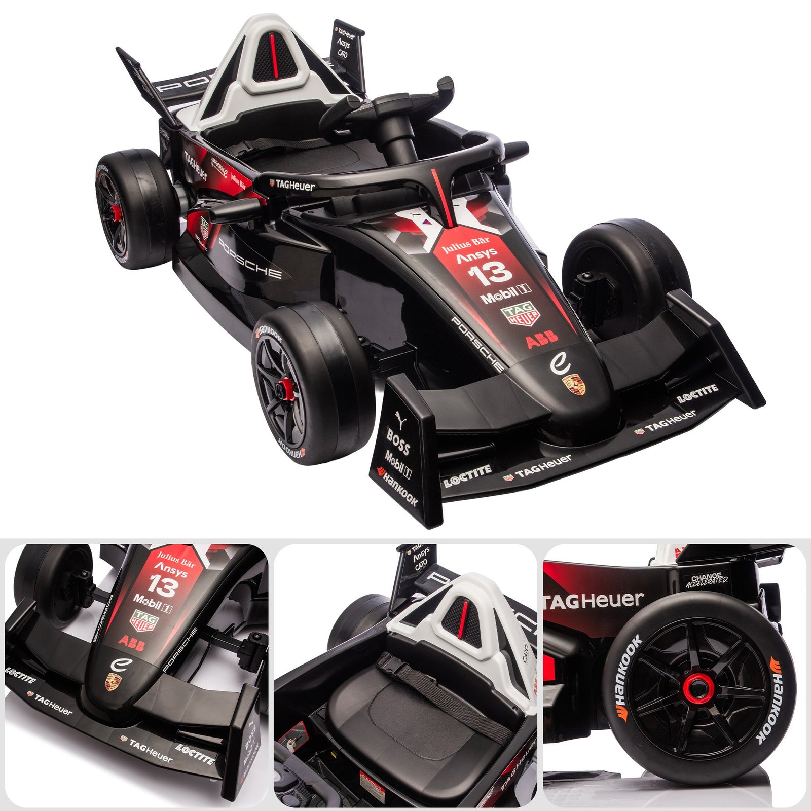 Porsche Formula E Kids Electric Ride-on Car With Remote Control