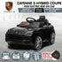 Porsche Cayenne E Hybrid Coupe Licensed Kids Electric Ride On Car w/Remote Control 50W Dual Motors Speed Settings