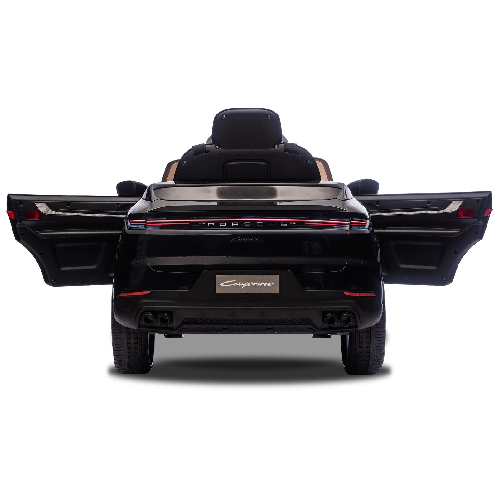 Porsche Cayenne E Hybrid Coupe Licensed Kids Electric Ride On Car w/Remote Control 50W Dual Motors Speed Settings