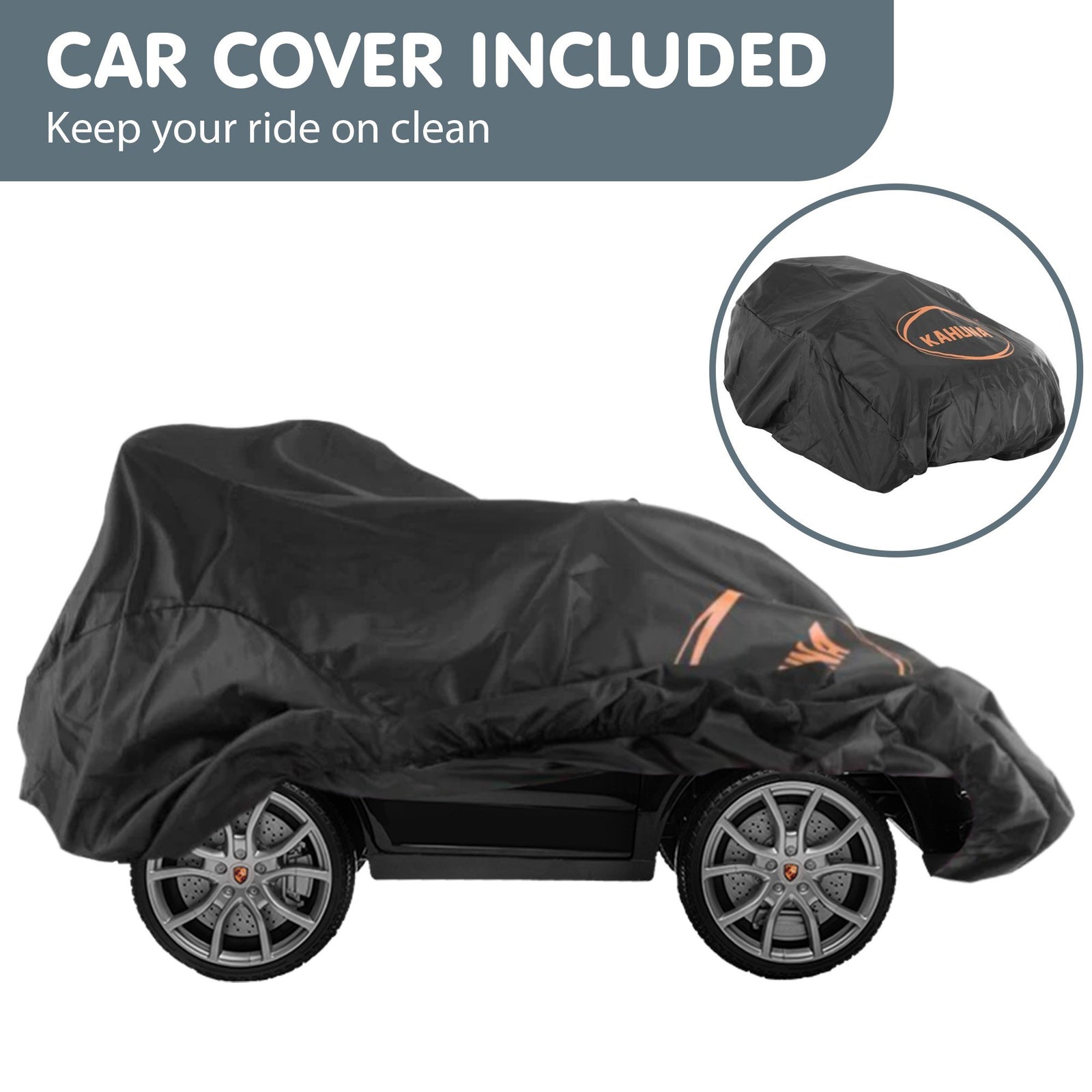 Porsche Cayenne E Hybrid Coupe Licensed Kids Electric Ride On Car w/Remote Control 50W Dual Motors Speed Settings