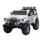 Toyota FJ-40 Licensed Kids Electric Ride On Car 2 Seater 80W Bluetooth, White