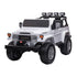 Toyota FJ-40 Licensed Kids Electric Ride On Car 2 Seater 80W Bluetooth, White