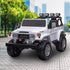 Toyota FJ-40 Licensed Kids Electric Ride On Car 2 Seater 80W Bluetooth, White