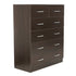 Sarantino Tallboy Dresser 6 Chest Of Drawers Cabinet 85 X 39.5 X 105 - Brown