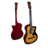 38in Acoustic Guitar Steel Strings Carry Bag Shoulder Strap Sun Burst