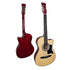38-Inch Cutaway Acoustic Guitar with Carry Bag, Natural Finish