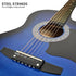 38in Cutaway Acoustic Guitar with guitar bag - Blue Burst