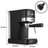 CM-850D Coffee Machine 20 Bar Espresso Maker with Milk Frother and 1.25L Tank