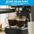 CM-850D Coffee Machine 20 Bar Espresso Maker with Milk Frother and 1.25L Tank