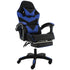 Cueva Reclining High Back Office Gaming Chair Seat Retractable Footrest Office Computer Black & Blue