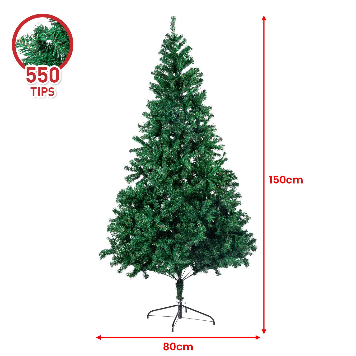 Green Christmas Tree 1.5m Xmas Decor Decorations