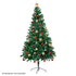 Christabelle 1.2m Green Artificial Christmas Tree Xmas 300 Dense Tips with Metal Stand