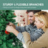 Christabelle 1.2m Green Artificial Christmas Tree Xmas 300 Dense Tips with Metal Stand