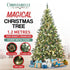 Christabelle 1.2m Pre-Lit LED Artificial Christmas Tree with Snow Tipped Needles Pine Cones Stand