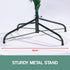 Christabelle 1.2m Pre-Lit Fibre Optic Artificial Christmas Tree with Multicolour Twinkling Star Lights