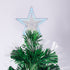 Christabelle 1.5m Pre-Lit Fibre Optic Artificial Christmas Tree with Multicolour Twinkling Star Lights
