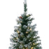 Christabelle 1.8m 6ft Pre-Lit LED Christmas Tree Snow Tipped with Pine Cones