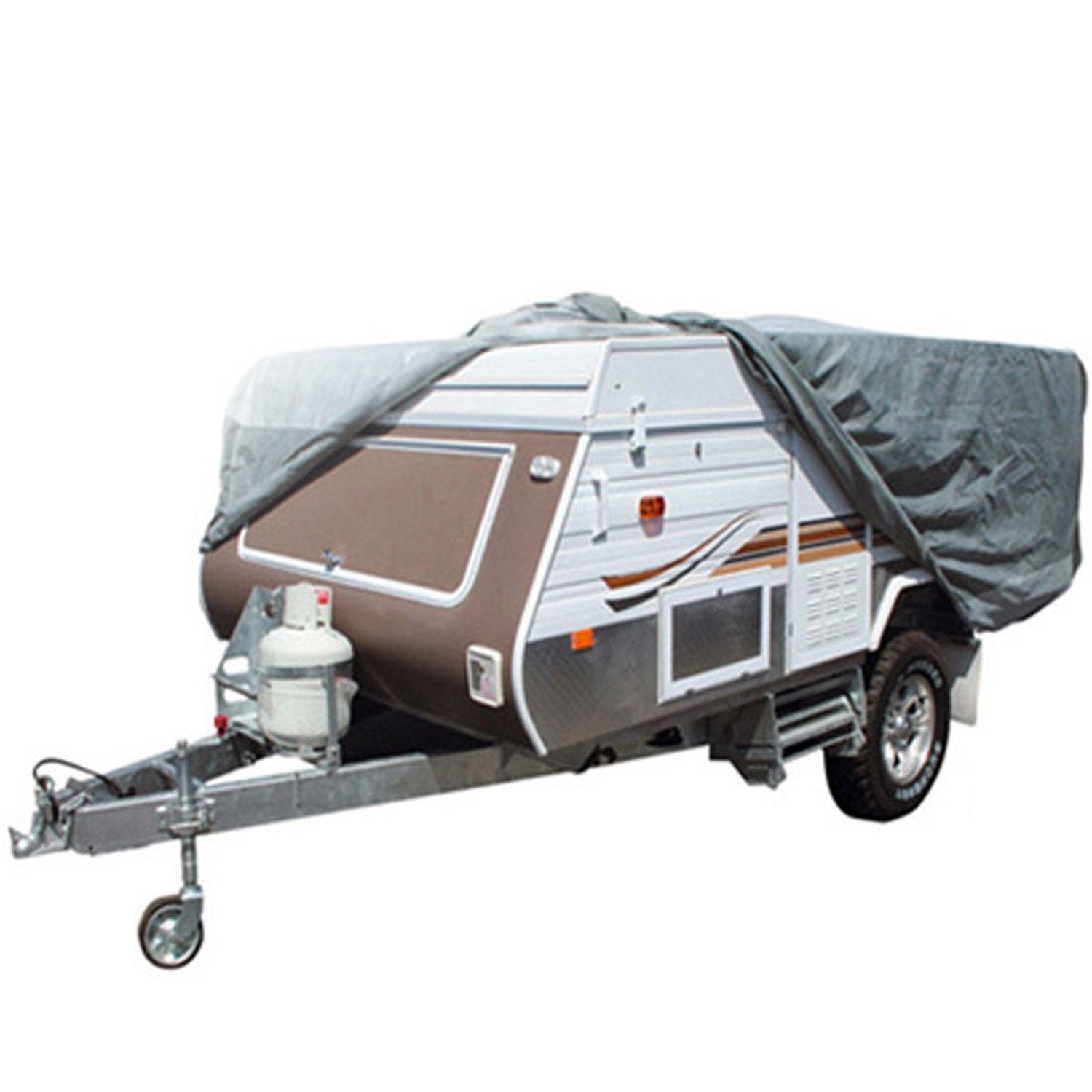 Samson Heavy Duty Trailer Camper Cover 14-16ft, 4-Ply Waterproof, UV