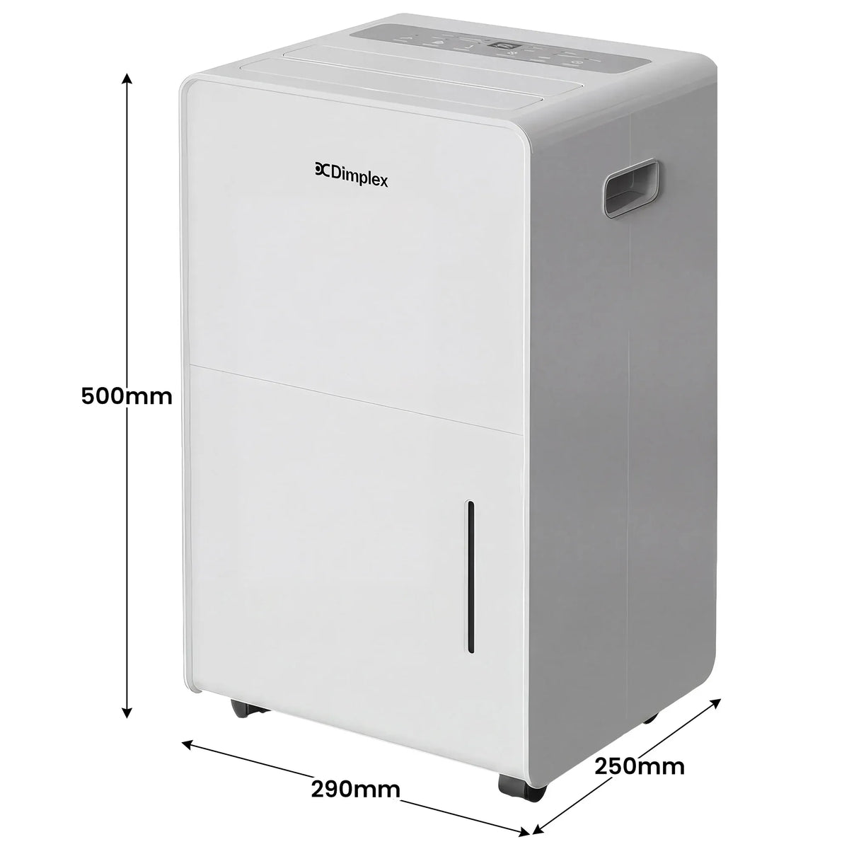 Dimplex 20L Portable Dehumidifier 4L Tank, Laundry Mode, Timer & Auto Defrost
