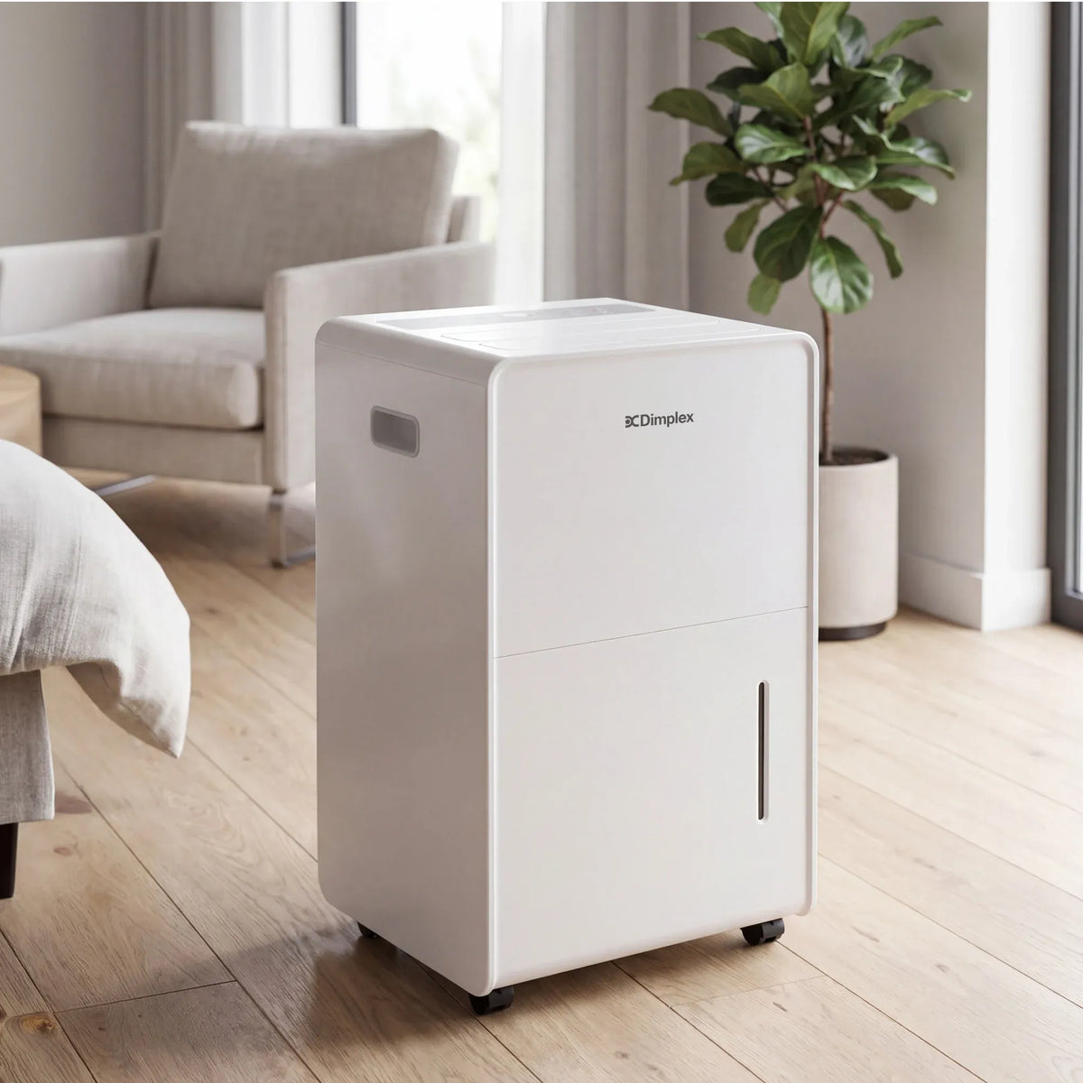 Dimplex 20L Portable Dehumidifier 4L Tank, Laundry Mode, Timer & Auto Defrost