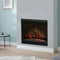 Electric Firebox Heater – 26" Optiflame, Thermostat, Log Display, Cool‑Touch