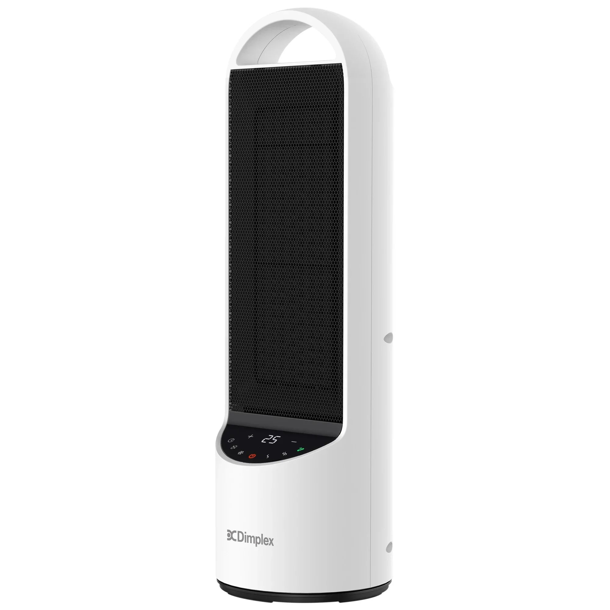 Ceramic Heater – 2kW Digital, DC Motor, ECO Mode, Oscillating, Black/White