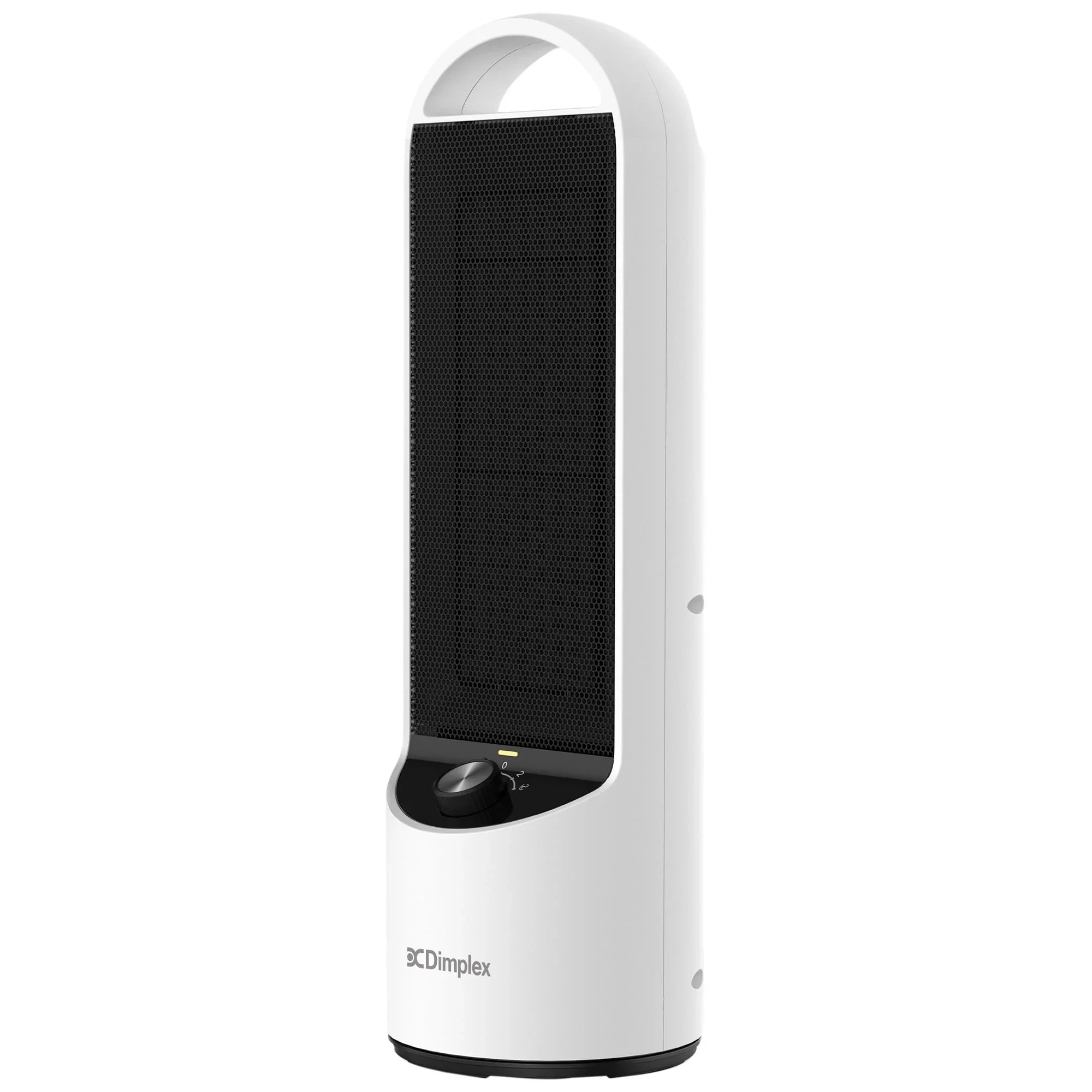 Ceramic Heater – 2kW Personal, DC Motor, 2 Heat Settings, Oscillating, Black/White