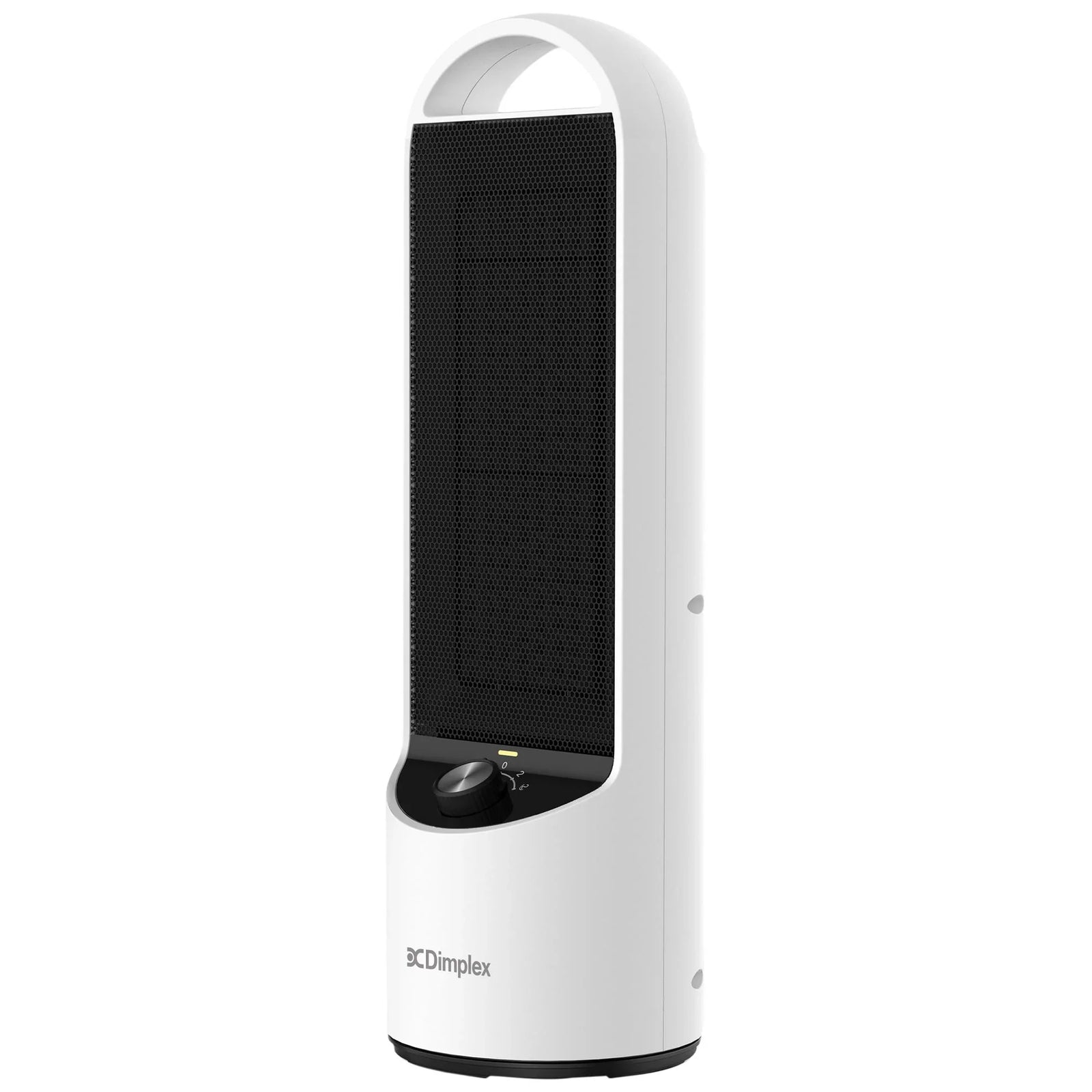 Ceramic Heater – 2kW Personal, DC Motor, 2 Heat Settings, Oscillating, Black/White