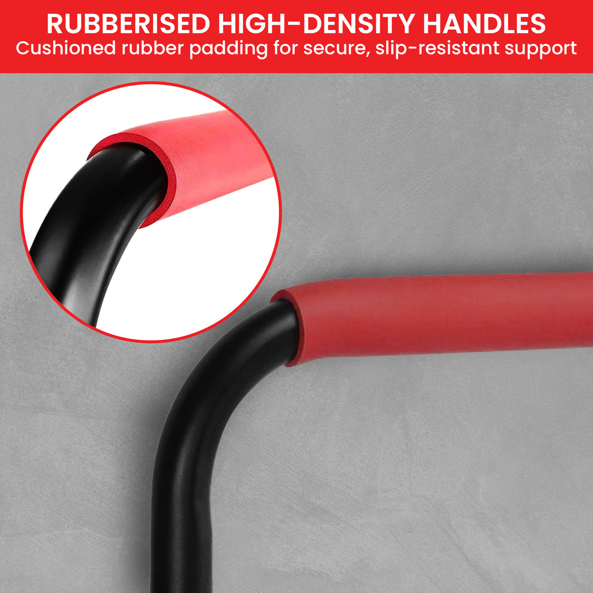 Powertrain Dip Bars Pair Load Capacity 200kg Separated Type Push-up Bars