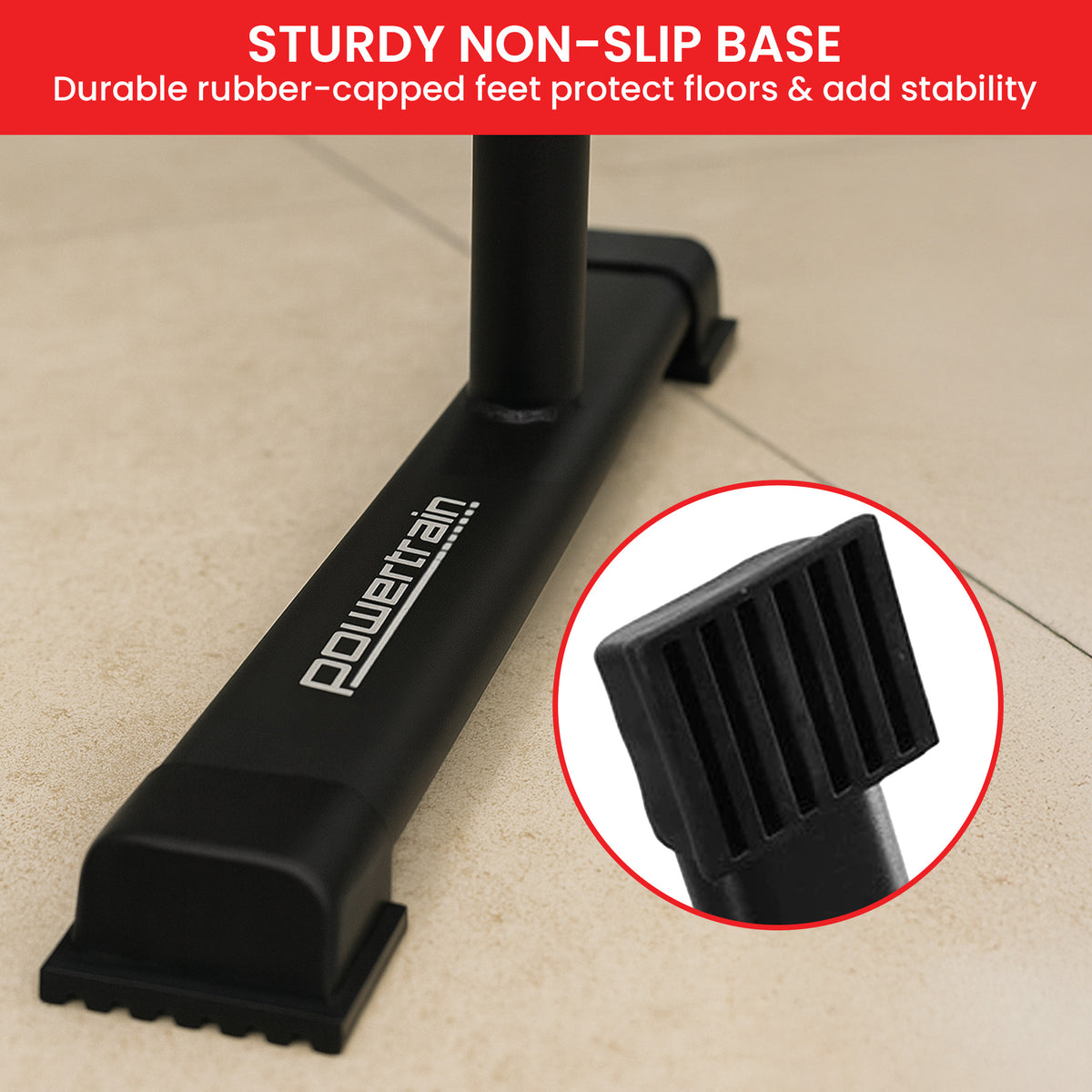 Powertrain Dip Bars Pair Load Capacity 200kg Separated Type Push-up Bars