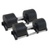 Eon 2 x 36kg Dial-Up Adjustable Dumbbell Home Gym Weights