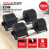 Eon 2 x 36kg Dial-Up Adjustable Dumbbell Home Gym Weights