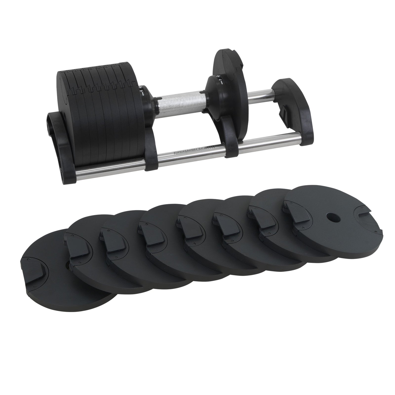 Eon 2 x 36kg Dial-Up Adjustable Dumbbell Home Gym Weights