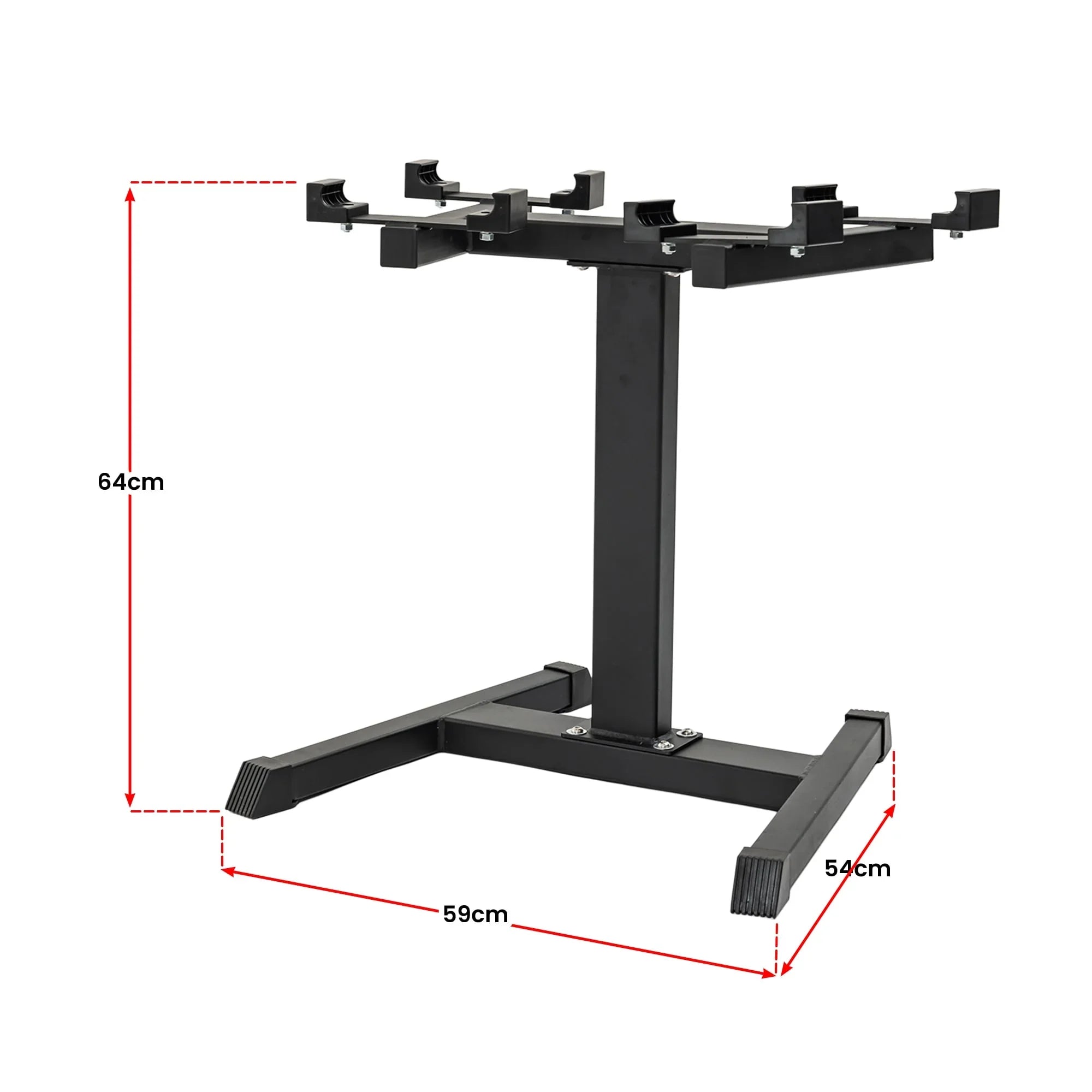 Eon Dial-Up 72KG Adjustable Dumbbells Pair with Stand  - Green