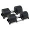 Eon 90kg Adjustable Dumbbells Home Gym 9 Strength Training Safety Lock System Building & Fitness Workouts