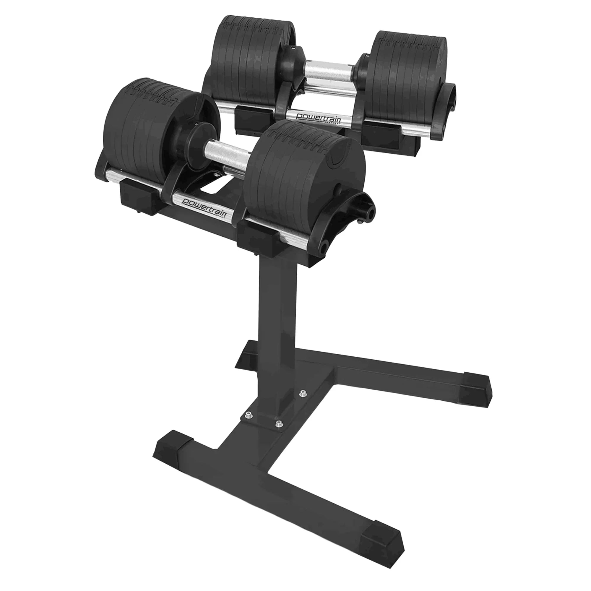 Eon 2 X 45kg Adjustable Dumbbells W/ Stand Heavy-duty Storage Rack Home Gym 9 Strength Training Equipment