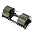 Powertrain Eon 90kg Adjustable Dumbbells Pair (2x 45kg) Quick Dial Strength Training Free Weights for Home Gym, Green