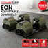 Eon Dial-Up 90KG Adjustable Dumbbells Pair - Green