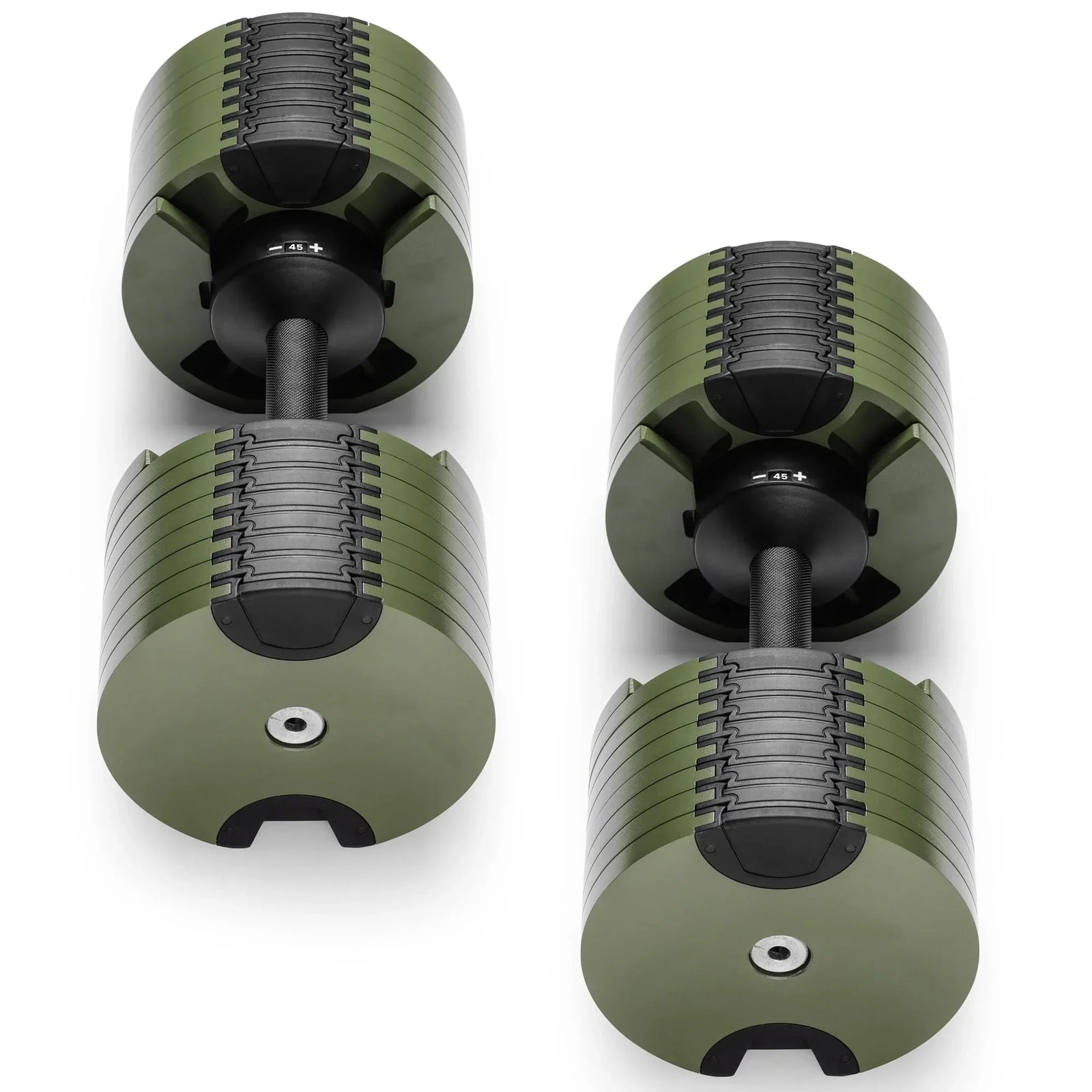 Eon Dial-Up 90KG Adjustable Dumbbells Pair - Green