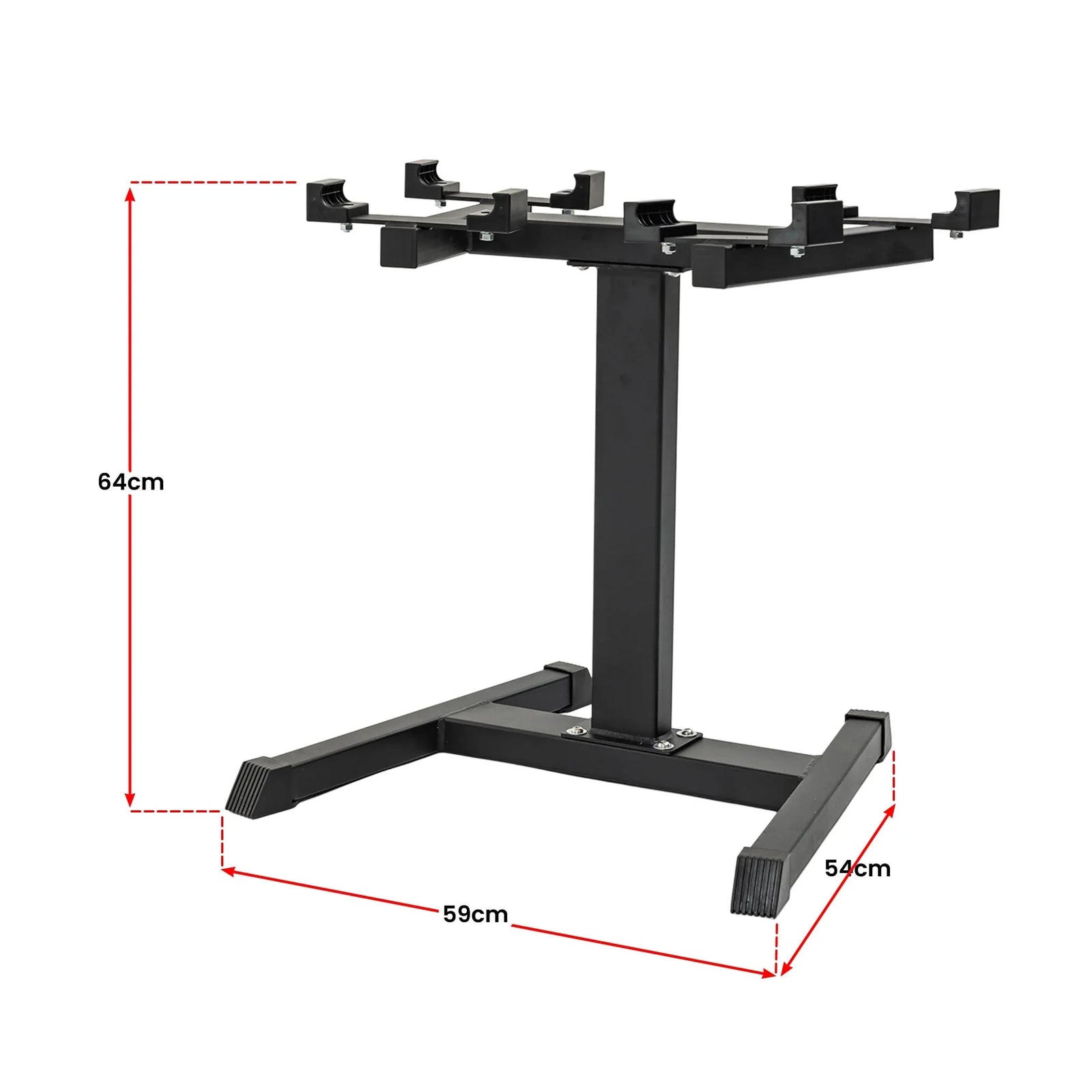 Eon Dial-Up 90KG Adjustable Dumbbells Pair with Stand  - Green