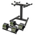 Eon Dial-Up 90KG Adjustable Dumbbells Pair with Stand  - Green