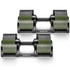 Eon Dial-Up 90KG Adjustable Dumbbells Pair with Stand  - Green