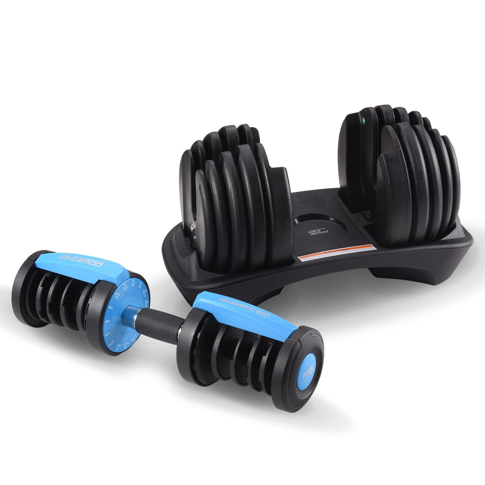 24KG Adjustable Home Gym Dumbbell - Blue