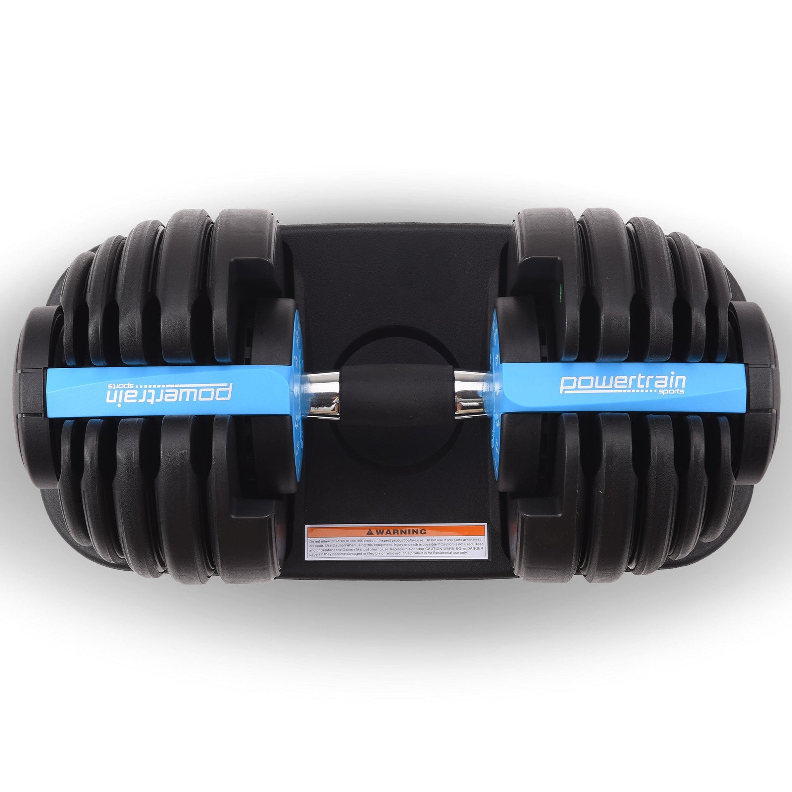 24KG Adjustable Home Gym Dumbbell - Blue