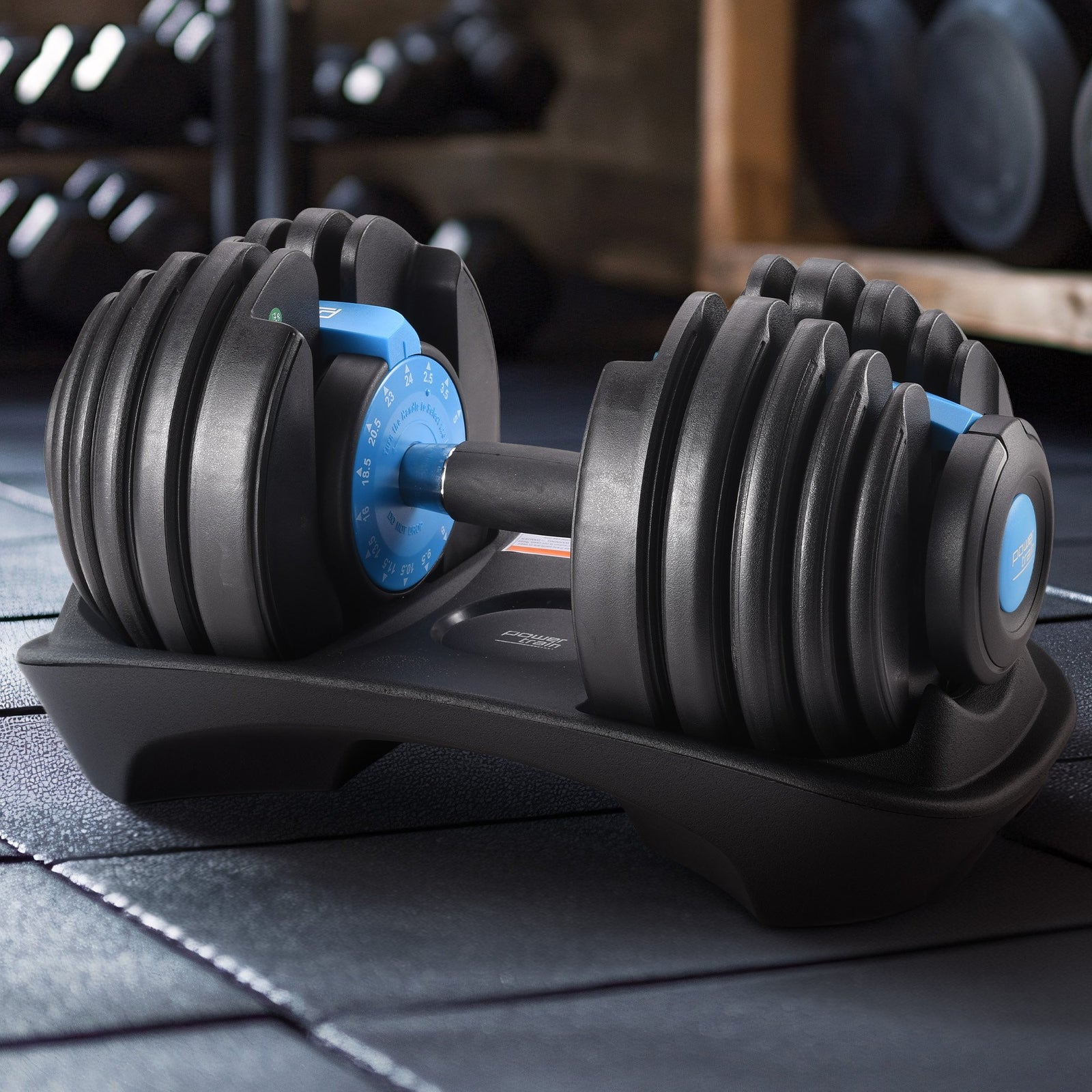 24KG Adjustable Home Gym Dumbbell - Blue