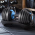 24KG Adjustable Home Gym Dumbbell - Blue