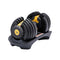 Powertrain 24KG  Adjustable Home Gym Dumbbell - Gold
