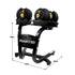 Powertrain  48KG Adjustable Dumbbell Set With Stand - Gold