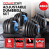 2x 24kg Adjustable Dumbbell Home Gym Set