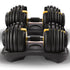 Powertrain 48kg  Adjustable Dumbbell Home Gym Set Gold